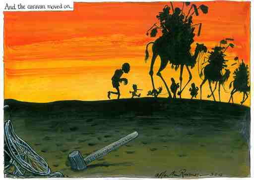 Welfare Cartoon Rowson
