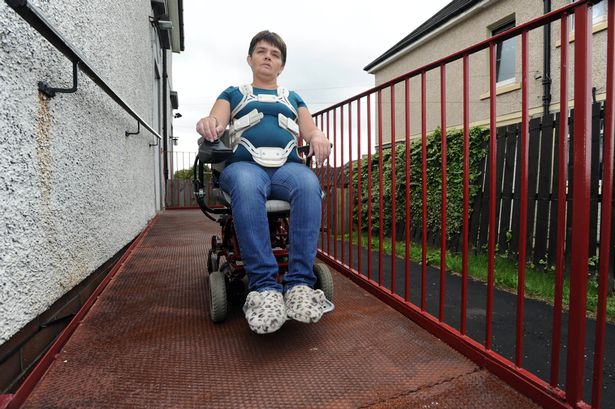 Lorraine Fraser from Uddingston could be facing eviction Alasdair MacLeod/Daily Record