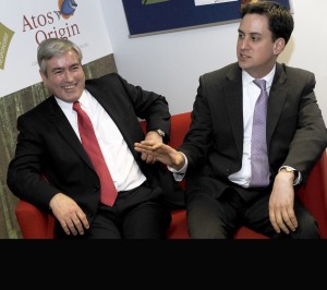 Miliband and Iain Grey at ATOS Friday 21st January 2011
