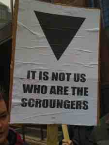 It is not us who are the scroungers