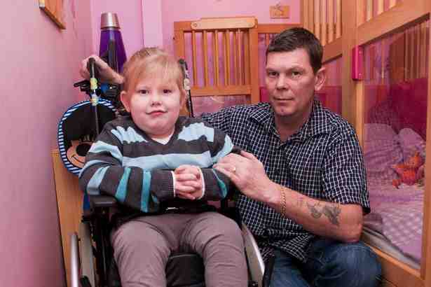 Gary Hooper and his disabled daughter Angel Photo: Hull News