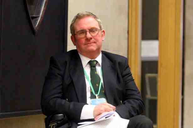 Ian Megahy who was giving evidence at the committee meeting this morning