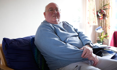 Clive Baulch was sanctioned by his jobcentre for 'not looking for work dilligently enough'. Photograph: Graham Turner for the Guardian