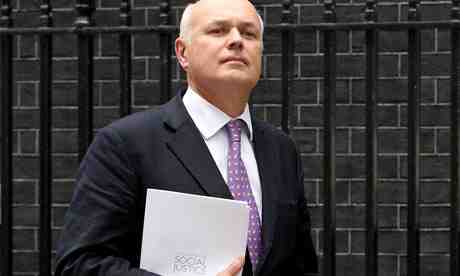 Iain Duncan Smith, the 'Poor-Shamer General'. Photograph: Oli Scarff/Getty Images