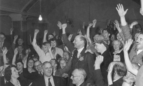 Spirit of 45: 'Major Attlee was charisma-free, yet Labour beat a victorious Churchill with the sheer power of its vision.' Photograph: British Film Institute
