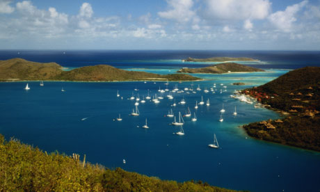 The British Virgin Islands, the world's leading offshore haven used by an array of government officials and rich families to hide their wealth. Photograph: Duncan Mcnicol/Getty Images