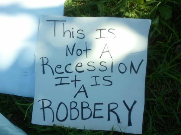 Recession Robbery